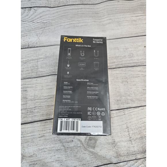 Fanttik S200 APEX Multifunction Tire Inflator Portable Air Compressor 150 PSI - Picture 3 of 5